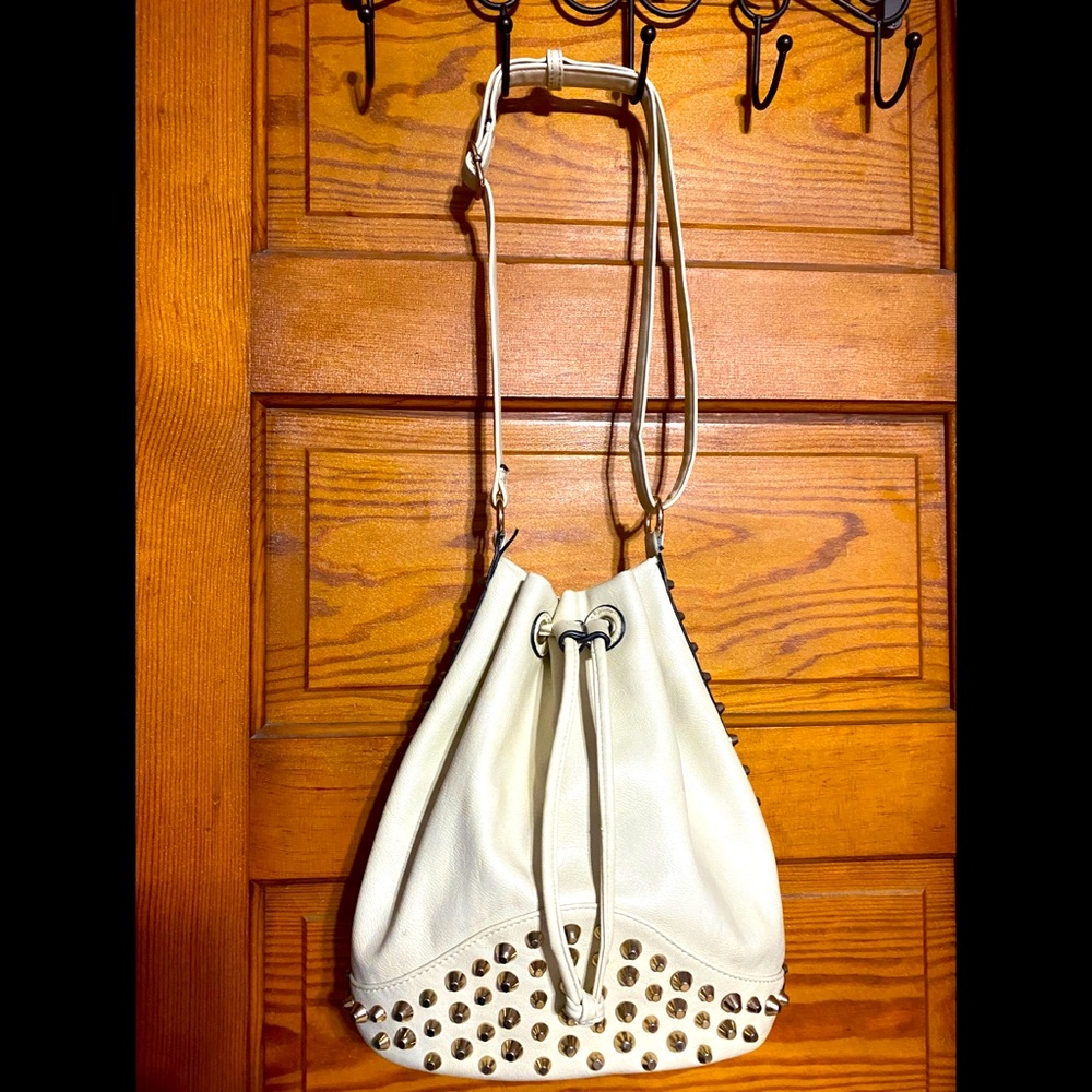 MMS studded bucket bag